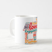 Liebe ist Zuhause Kaffeetasse (Vorderseite Links)
