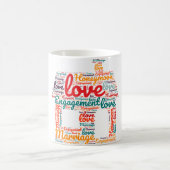 Liebe ist Zuhause Kaffeetasse (Mittel)