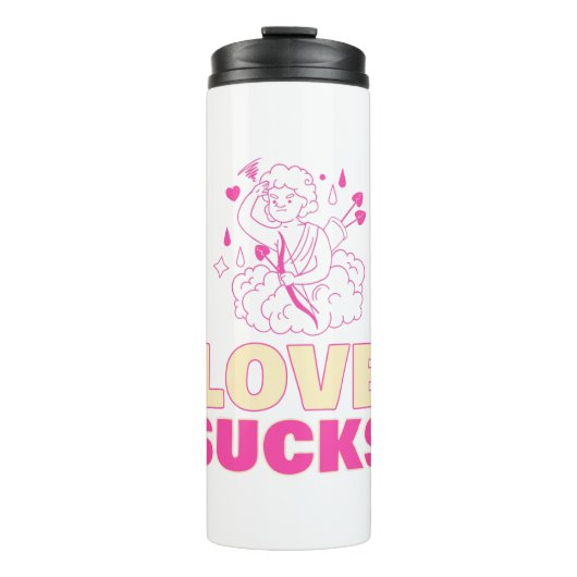 Liebe Ist zum Kotzen Thermosbecher (Vorderseite)