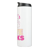 Liebe Ist zum Kotzen Thermosbecher (Nach rechts gedreht)