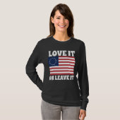 LIEBE IT ODER VERLASS IT BETSY ROSS USA T - SHIRT (Vorne ganz)