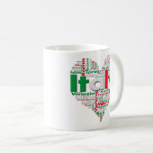 Liebe Italien der Tassen-I Kaffeetasse (VorderseiteRechts)