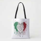 Liebe Italien Flagge Tasche (Vorderseite)