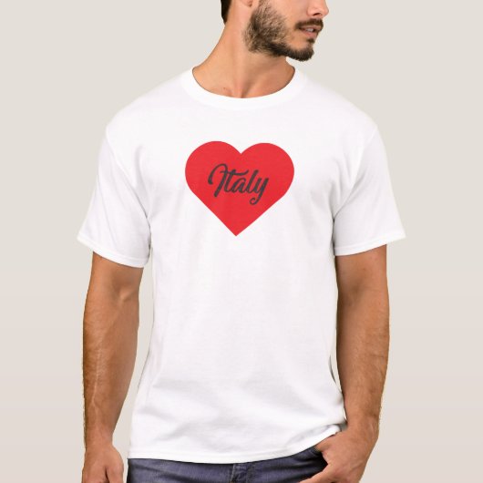 Liebe Italien T-Shirt (Vorderseite)