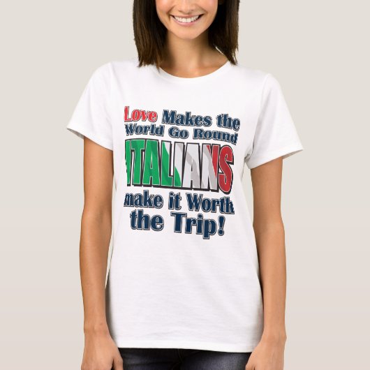 Liebe-Italiener T-Shirt (Vorderseite)