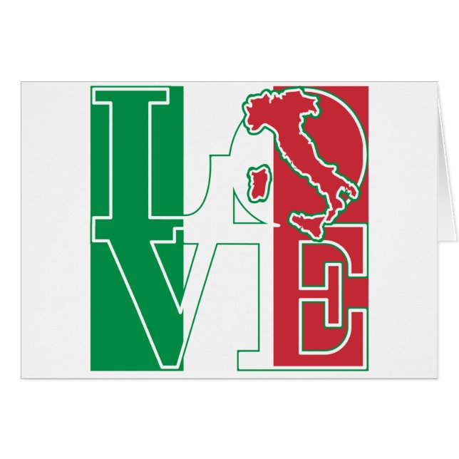 LIEBE Italienischer Stil (Vorderseite (Horizontal))