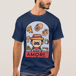 Liebe Italienisches Essen T-Shirt