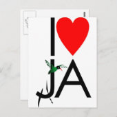 Liebe JA Postkarte (Vorne/Hinten)