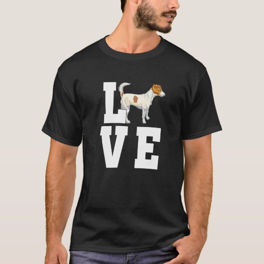 Liebe Jack Russel Terrier Eigentümer Hunde Hunde H T-Shirt (Vorderseite)