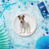 Liebe Jack Russel Terrier Welpen Hunde Papier Tell Pappteller (Party)