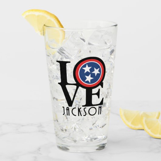 LIEBE Jackson Tennessee Glas (Vorderseite Ice)