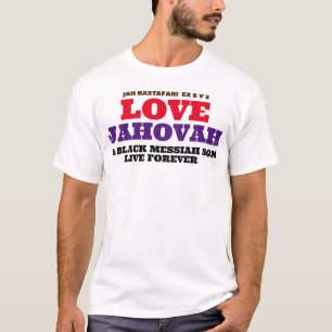 LIEBE JAHOVAH & SCHWARZES MESSIAS SOHN T-Shirt