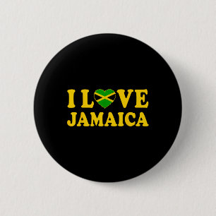 Liebe Jamaica Herz Proud Jamaica Jamaica Indepenca Button