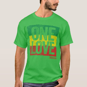 Liebe Jamaika Reggae Vintage Frauen Männer Jamaika T-Shirt