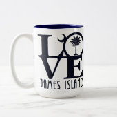 LIEBE James Island 15oz Zweifarbige Tasse (Links)