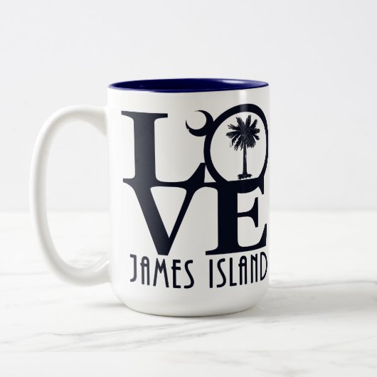 LIEBE James Island 15oz Zweifarbige Tasse (Links)
