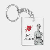 LIEBE JANE AUSTEN SCHLÜSSELANHÄNGER (Vorderseite links)