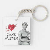 LIEBE JANE AUSTEN SCHLÜSSELANHÄNGER (Rückseite)