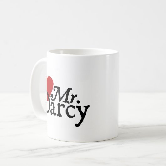 LIEBE Janes Austen I Herr Darcy Kaffeetasse (Vorderseite Links)