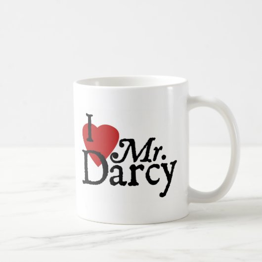 LIEBE Janes Austen I Herr Darcy Kaffeetasse (Rechts)