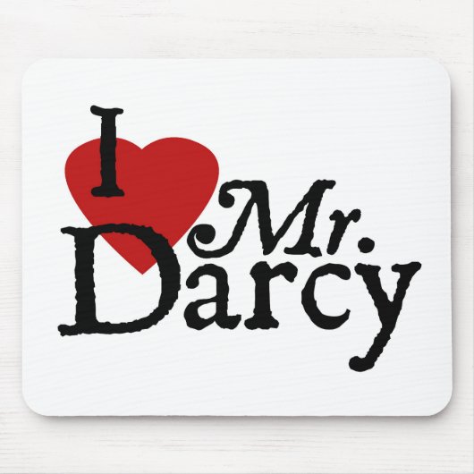 LIEBE Janes Austen I Herr Darcy Mousepad (Vorne)