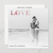 *~* LIEBE Japanisches Seide + UAWG - QR AR27 Hochz Einladung (Vorne/Hinten)