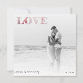 *~* LIEBE Japanisches Seide + UAWG - QR AR27 Hochz Einladung (Vorderseite)