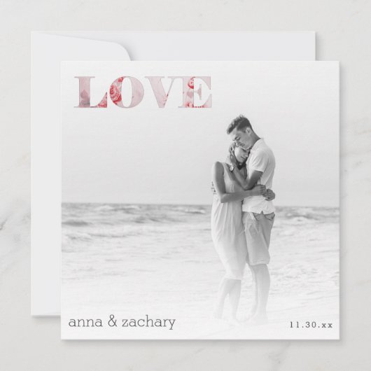 *~* LIEBE Japanisches Seide + UAWG - QR AR27 Hochz Einladung (Vorderseite)