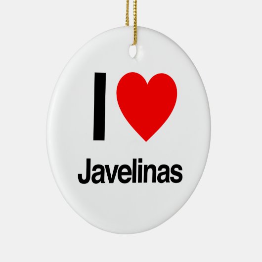 Liebe javelinas keramik ornament (Rechts)