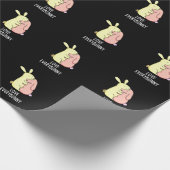 Liebe jedes sonnigen Kaninchen Puff Dark BG Geschenkpapier (Ecke)