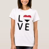 Liebe - Jemen-Flagge T-Shirt (Vorderseite)
