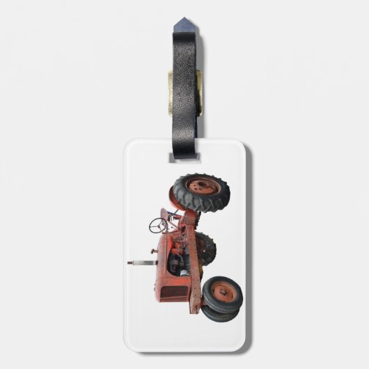 Liebe jene alten rostigen Traktoren Gepäckanhänger (Rückseite vertikal)