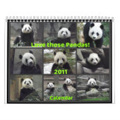 Liebe jene Pandas! 2011 Kalender (Titelbild)