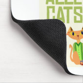 Liebe jene streunenden Katzen Mousepad (Ecke)
