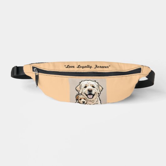 "Liebe jenseits der Arten" Bauchtasche (Vorderseite)