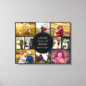 Liebe jenseits der Worte Erinnerung Foto Collage S Leinwanddruck (Vorderseite)