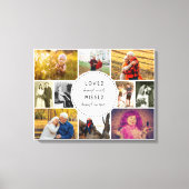 Liebe jenseits der Worte Erinnerung FotoCollage we Leinwanddruck (Vorderseite)