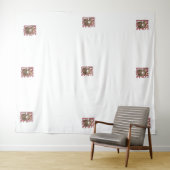 Liebe jenseits der Zeit - Skelett Kunst Wandteppich (Beispiel (Horizontal))