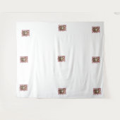 Liebe jenseits der Zeit - Skelett Kunst Wandteppich (Vorderseite (Horizontal))