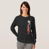Liebe jenseits des Lebens Pinselstrich T-Shirt (Vorne ganz)