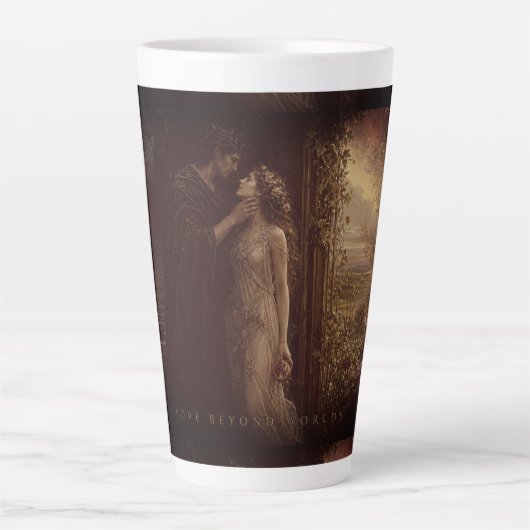 Liebe jenseits mythischer romantischer Fantasy-Got Milchtasse (Vorderseite)