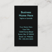 Liebe jenseits visitenkarte (Rückseite)