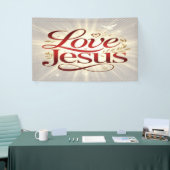 Liebe Jesus Banner (Messeveranstaltung)