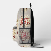 Liebe Jesus Bedruckter Rucksack (Rechts)