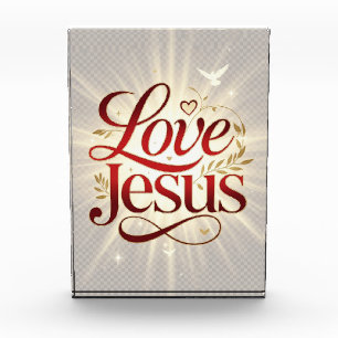 Liebe Jesus Fotoblock