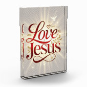 Liebe Jesus Fotoblock (Links)