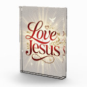 Liebe Jesus Fotoblock (Rechts)