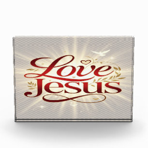 Liebe Jesus Fotoblock