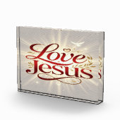 Liebe Jesus Fotoblock (Rechts)