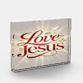 Liebe Jesus Fotoblock (Links)